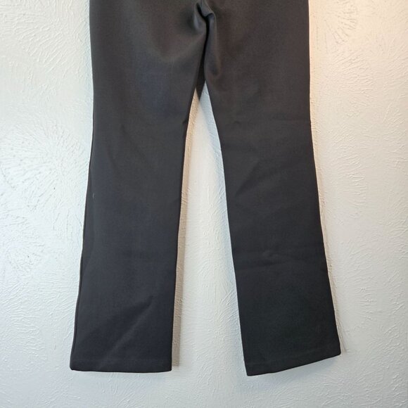 Good American Scuba Pants Sz 10 Flare Black High Waisted Dressy Career Trousers - Picture 11 of 13